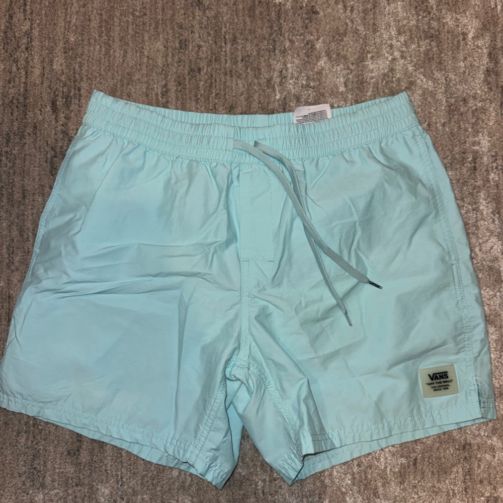Vans Aqua Blue Swim Trunks